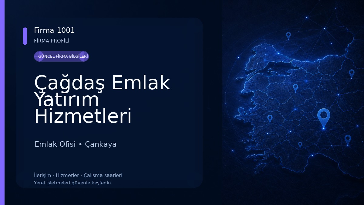 Çağdaş Emlak Yatırım Hizmetleri