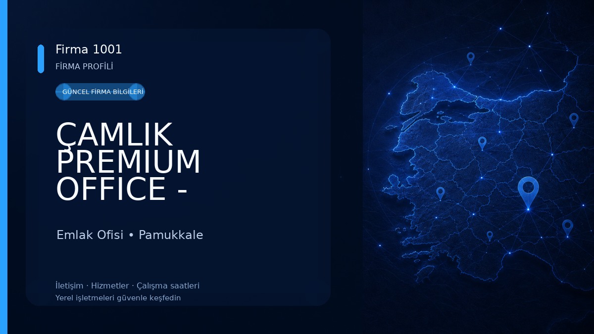 ÇAMLIK PREMIUM OFFICE - Gayrimenkul Danışmanlığı ve Yatırım Ortaklığı