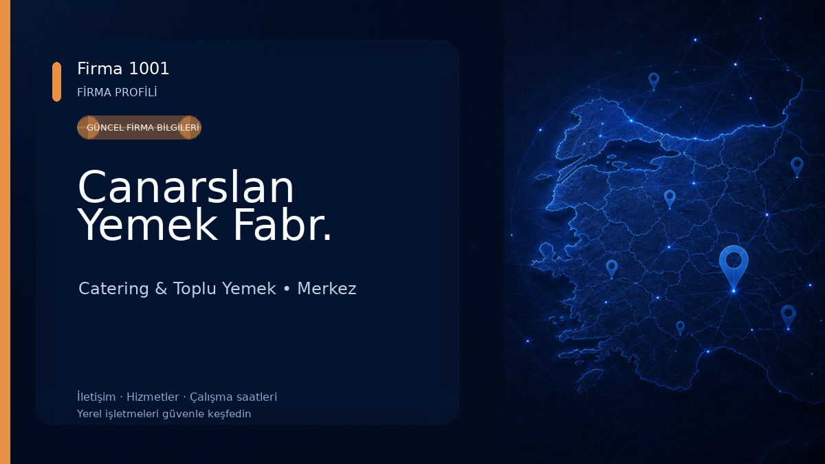 Canarslan Yemek Fabr.