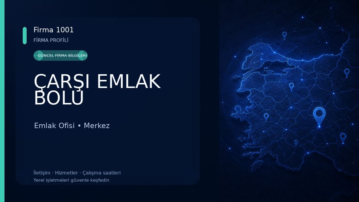 ÇARŞI EMLAK BOLU