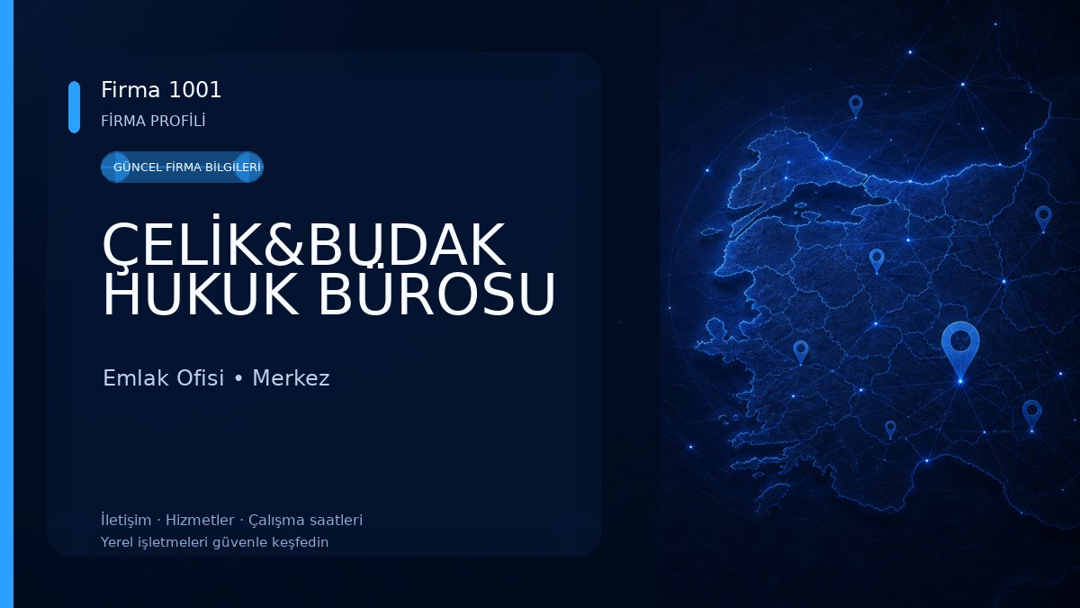 ÇELİK&BUDAK HUKUK BÜROSU