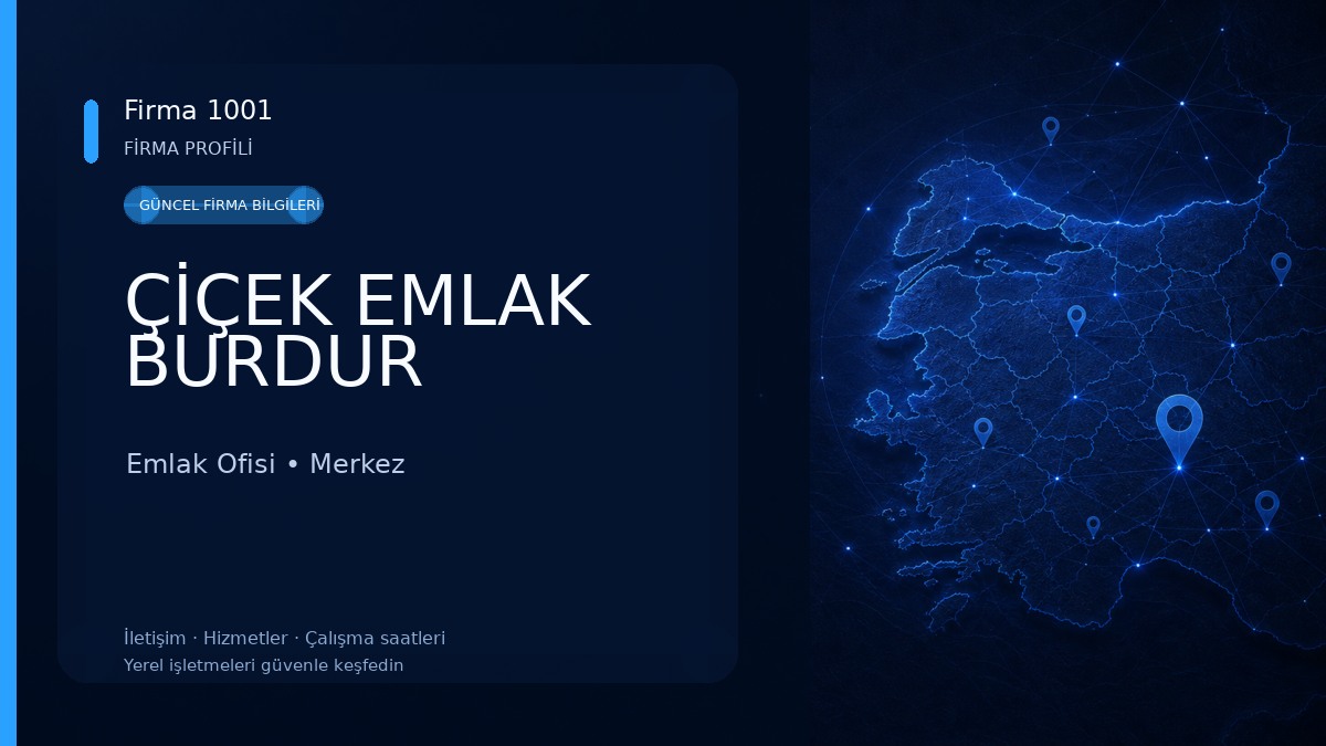 ÇİÇEK EMLAK BURDUR