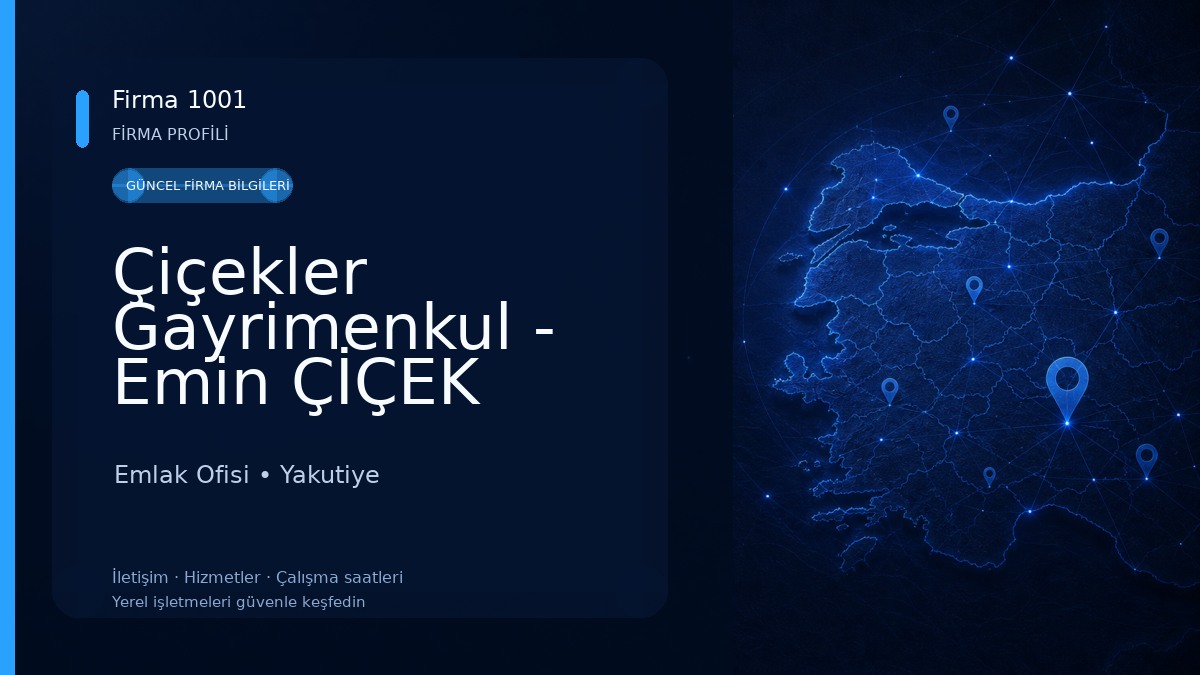 Çiçekler Gayrimenkul - Emin ÇİÇEK