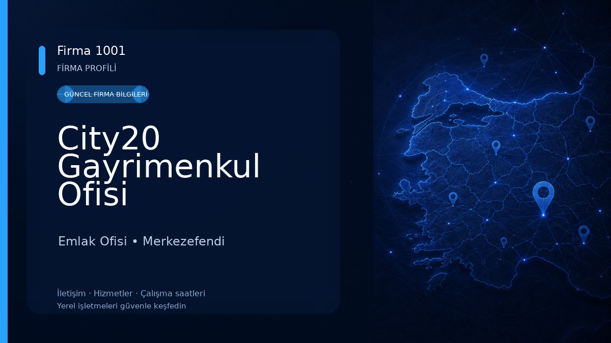 City20 Gayrimenkul Ofisi
