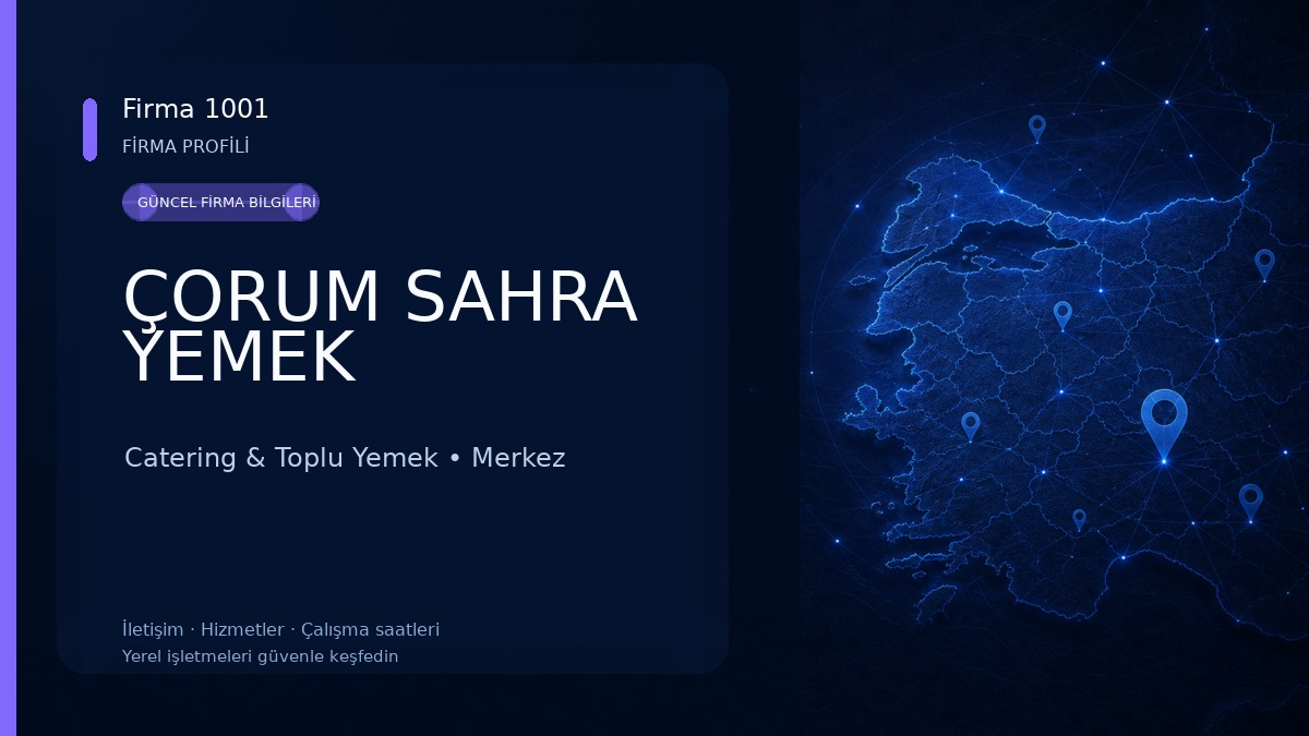 ÇORUM SAHRA YEMEK