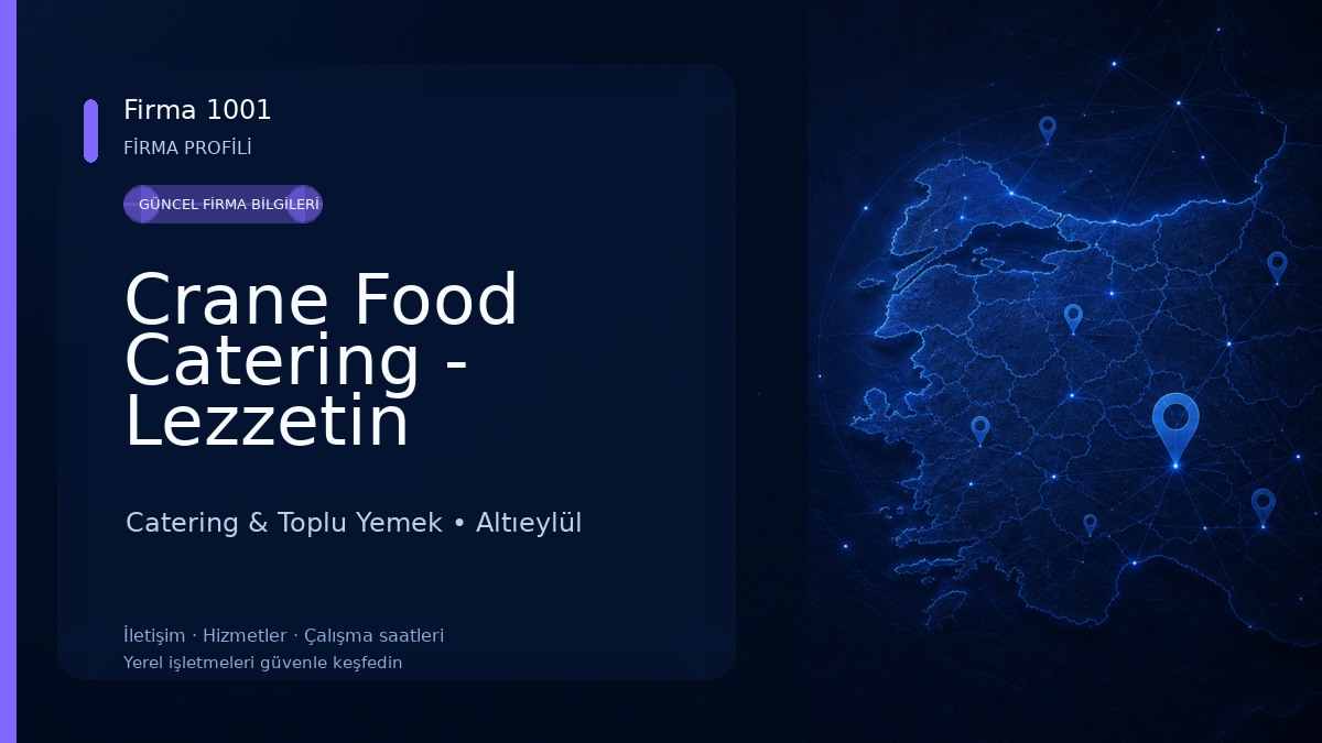 Crane Food Catering - Lezzetin Kanatları