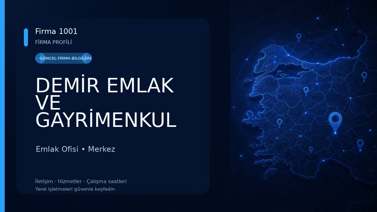 DEMİR EMLAK VE GAYRİMENKUL