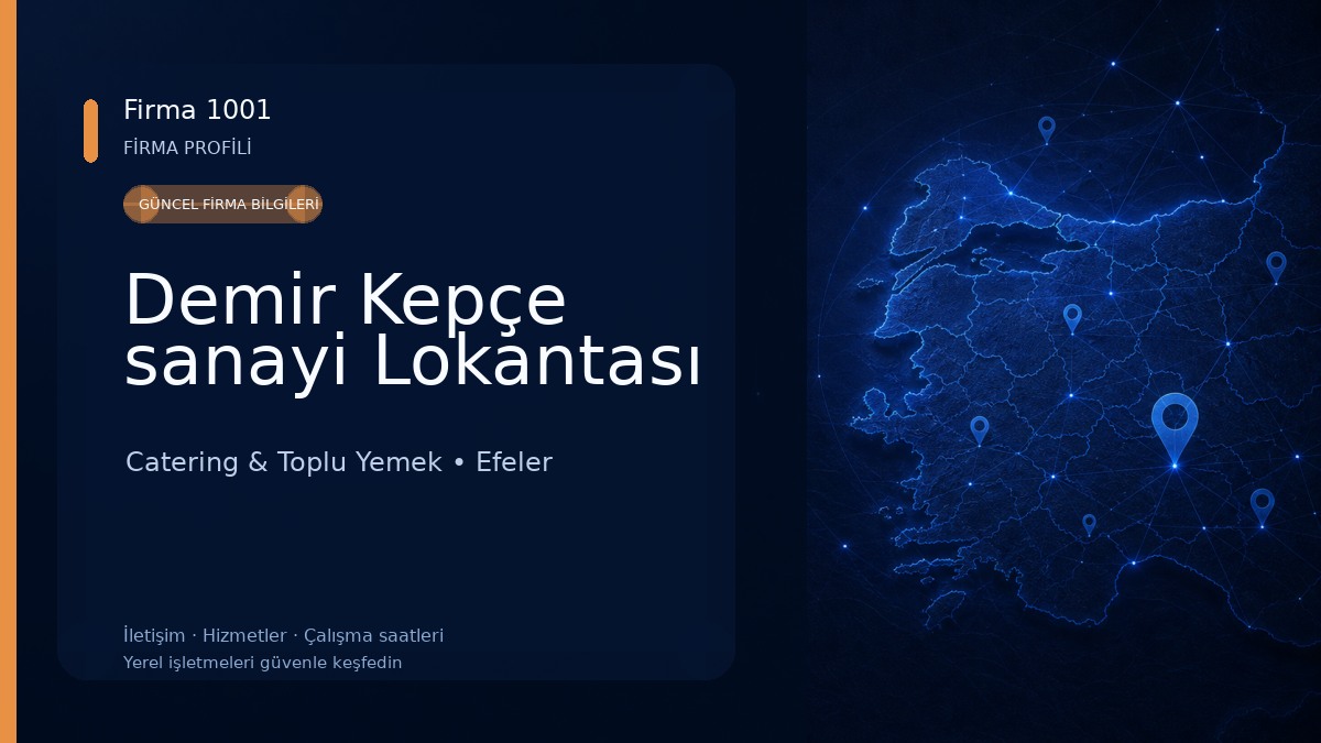 Demir Kepçe sanayi Lokantası