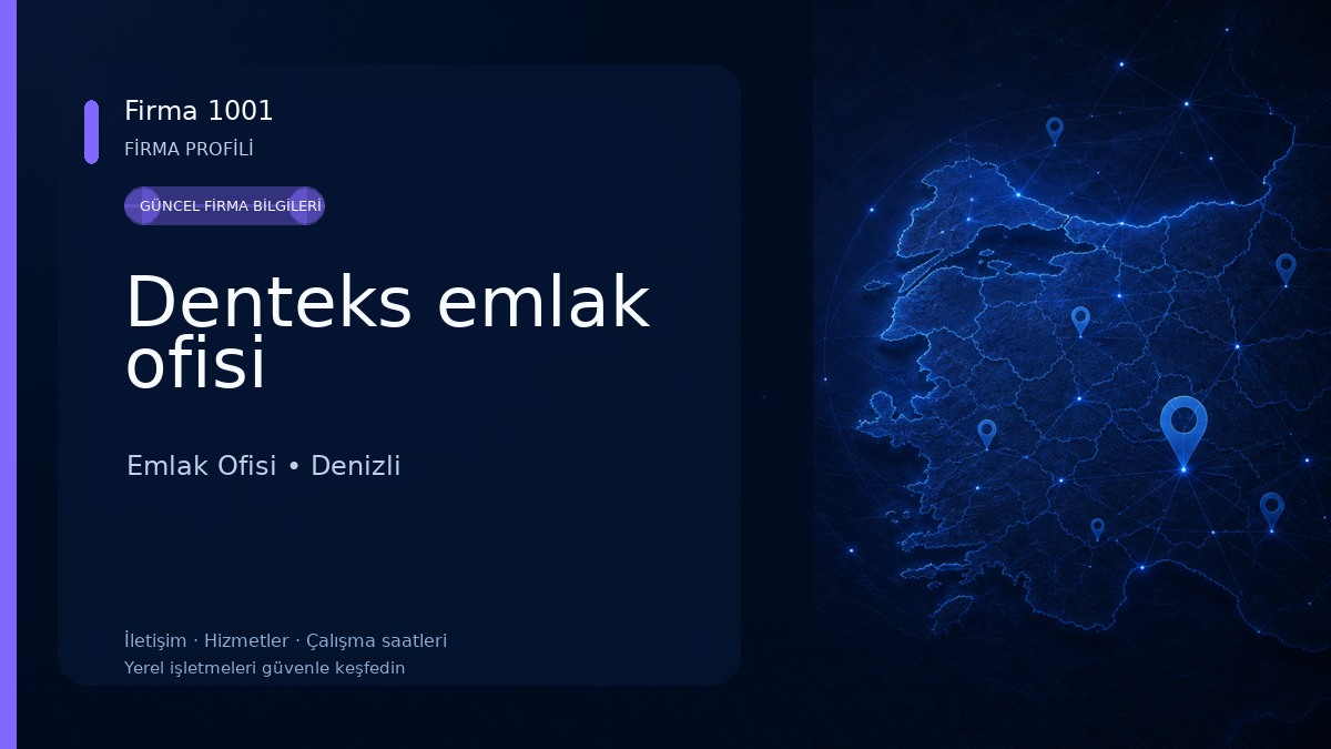 Denteks emlak ofisi