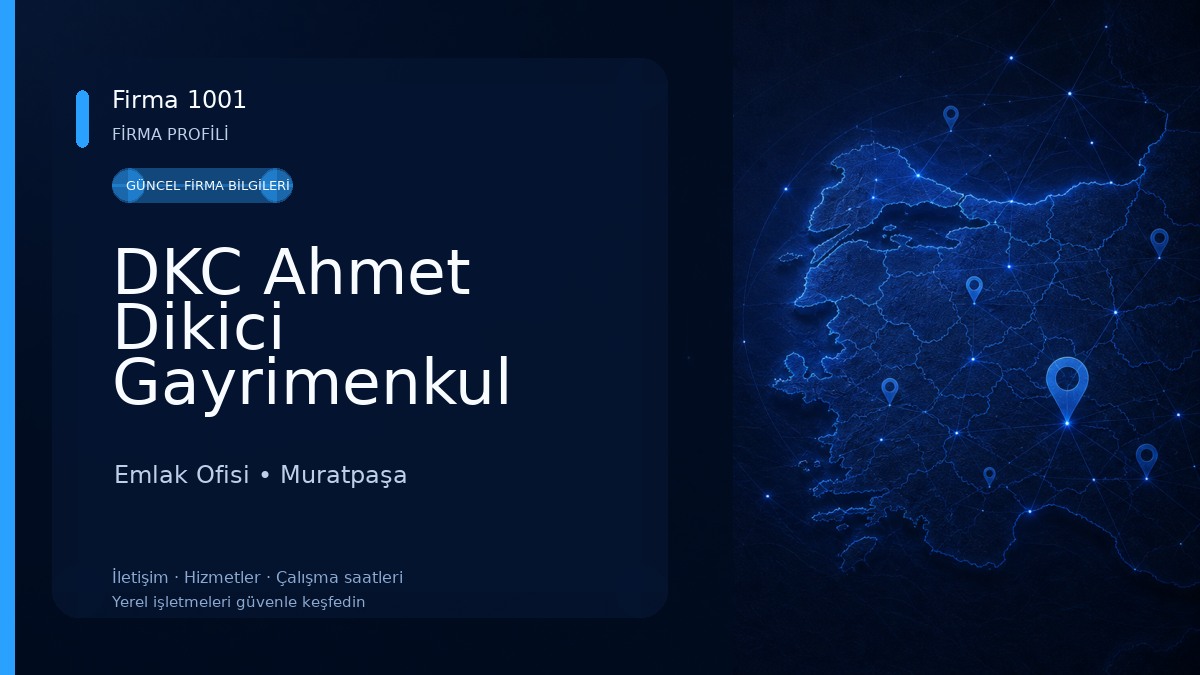 DKC Ahmet Dikici Gayrimenkul Danışmanlık