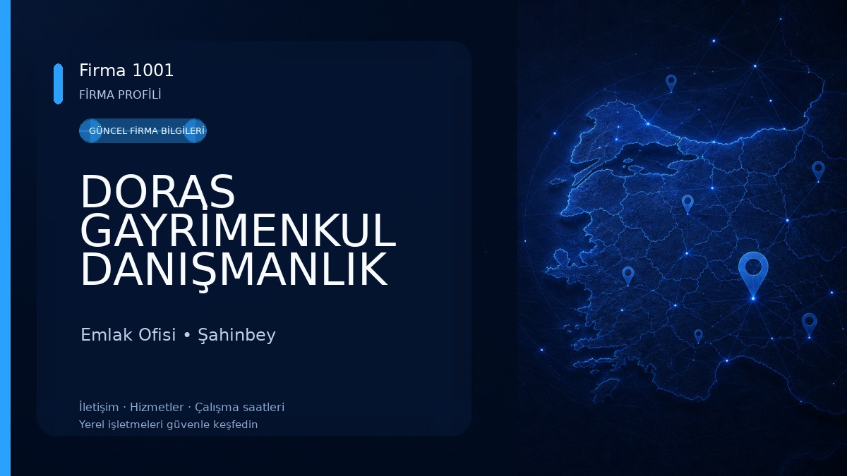 DORAS GAYRİMENKUL DANIŞMANLIK HİZMETLERİ