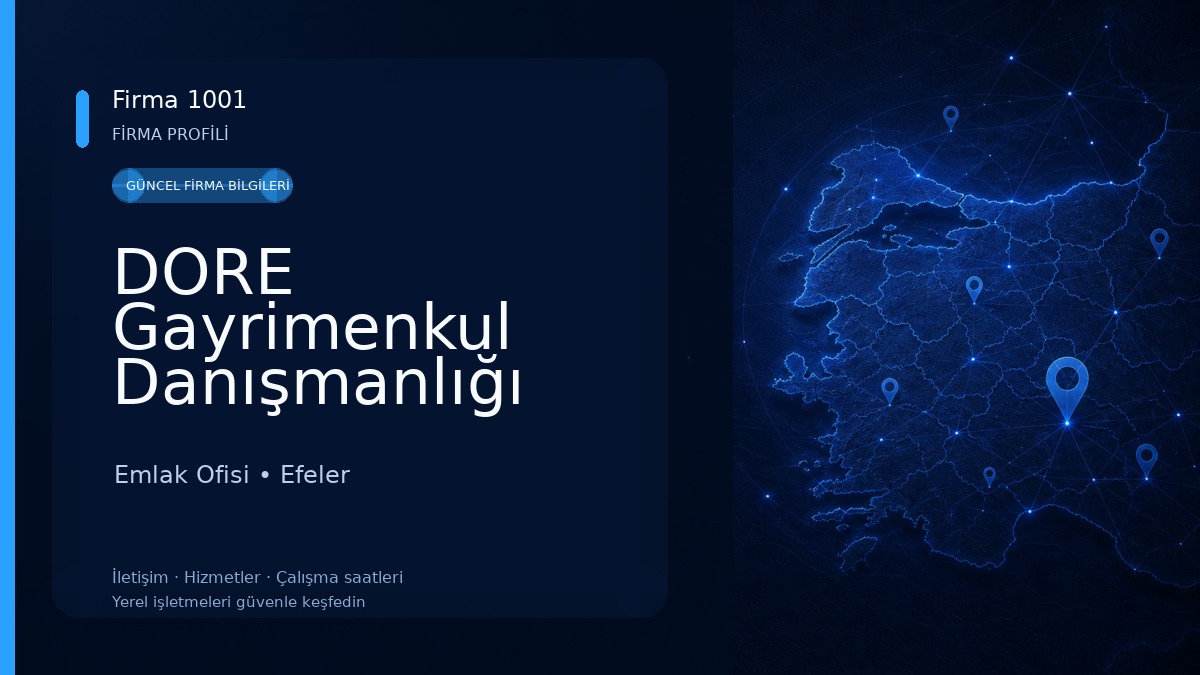 DORE Gayrimenkul Danışmanlığı