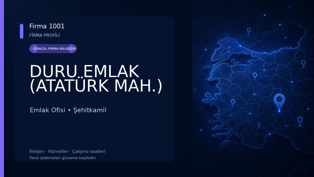 DURU EMLAK (ATATÜRK MAH.)