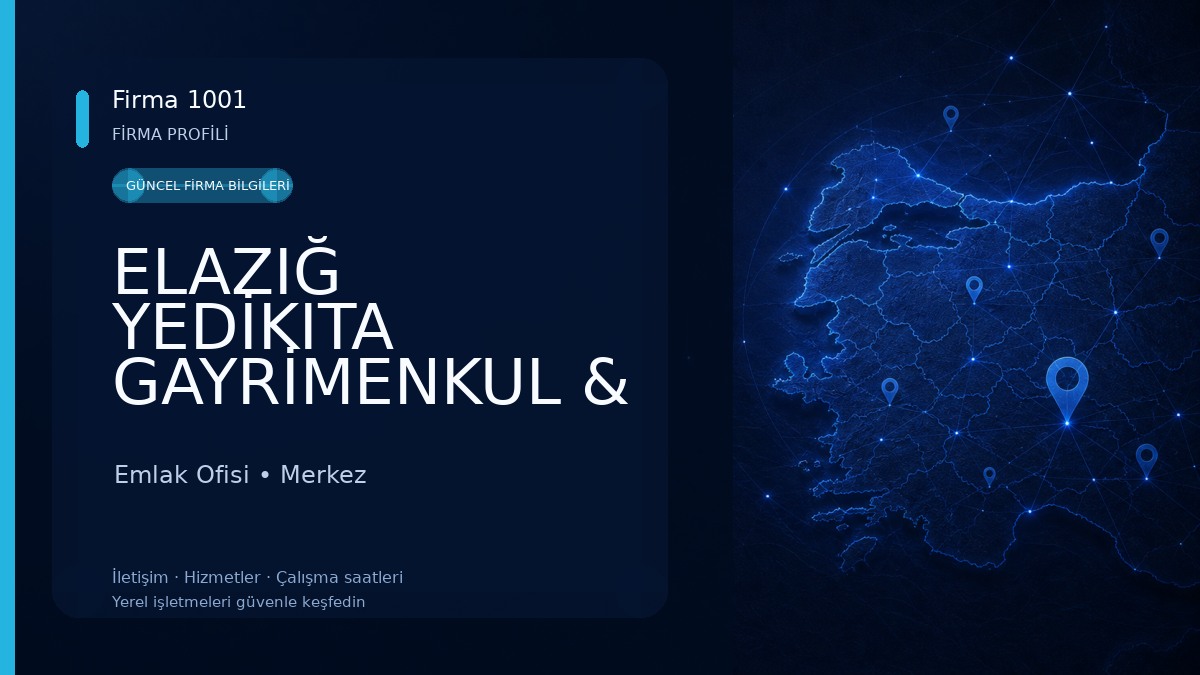 ELAZIĞ YEDİKITA GAYRİMENKUL & EMLAK