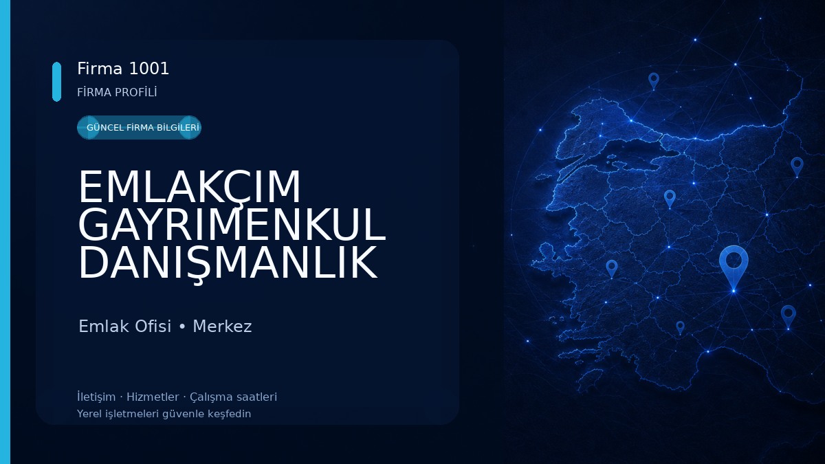 EMLAKÇIM GAYRIMENKUL DANIŞMANLIK MERKEZİ