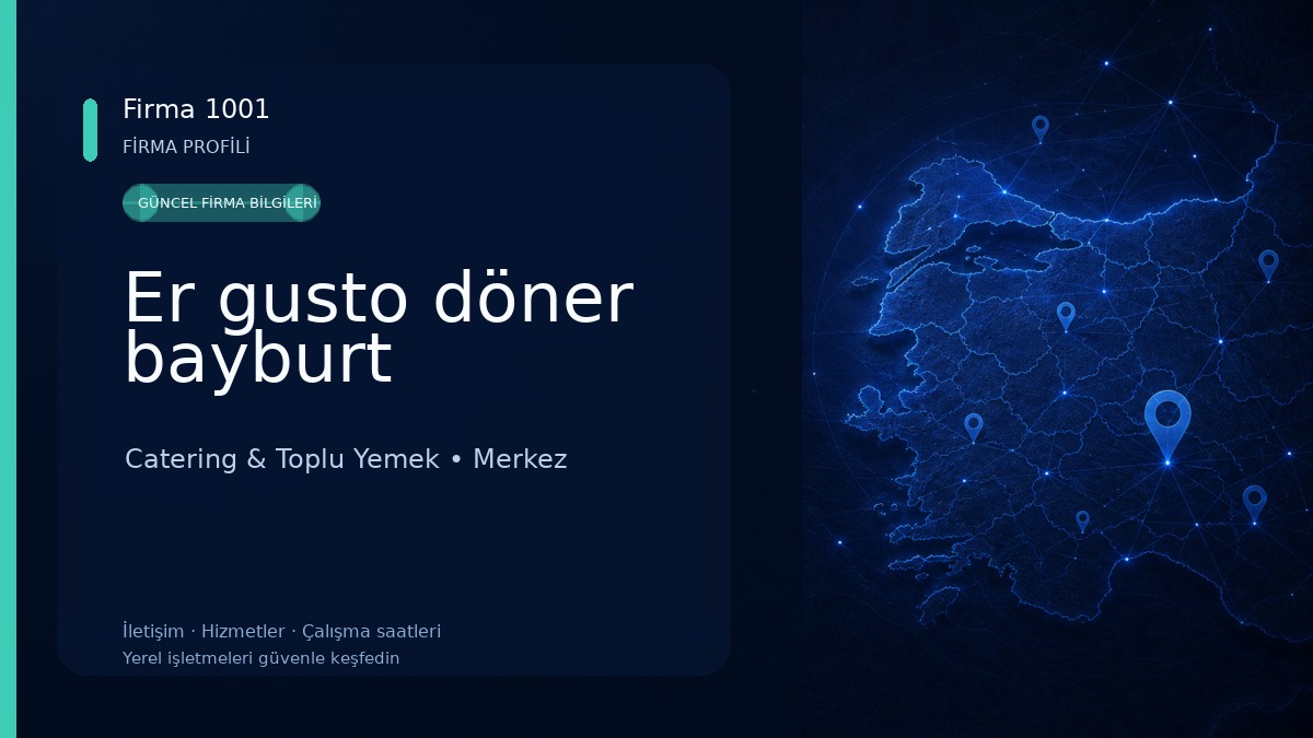 Er gusto döner bayburt