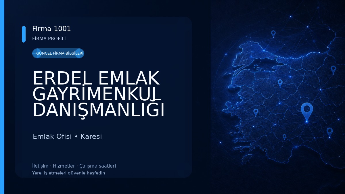 ERDEL EMLAK GAYRİMENKUL DANIŞMANLIĞI