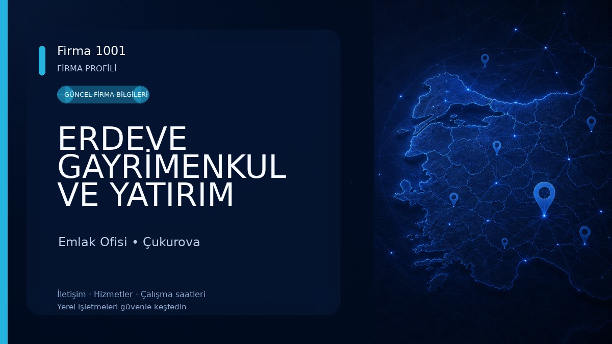 ERDEVE GAYRİMENKUL VE YATIRIM DANIŞMANLIĞI