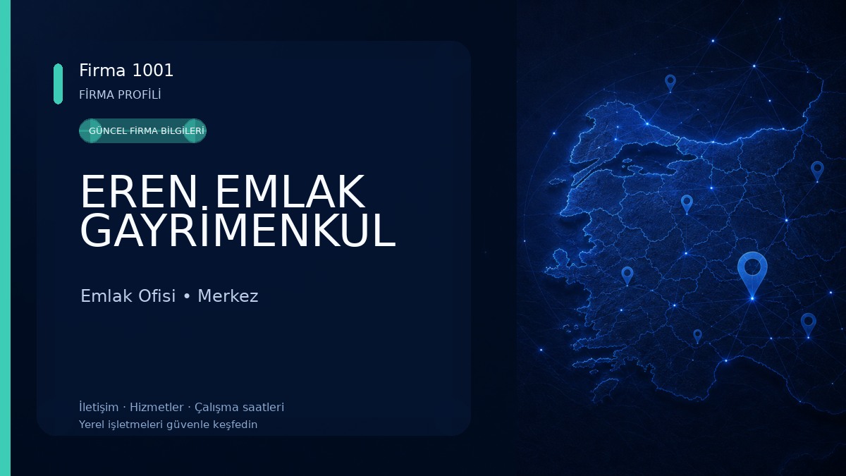 EREN EMLAK GAYRİMENKUL