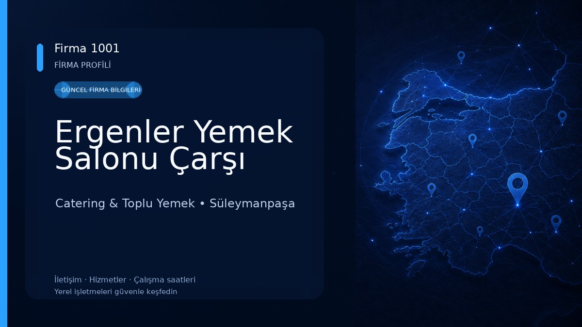 Ergenler Yemek Salonu Çarşı