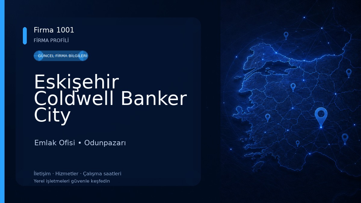 Eskişehir Coldwell Banker City Gayrimenkul Belger BİÇER