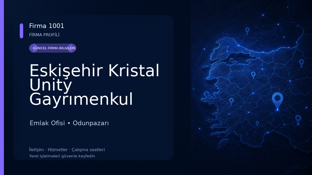 Eskişehir Kristal Unity Gayrımenkul Danışmanlığı
