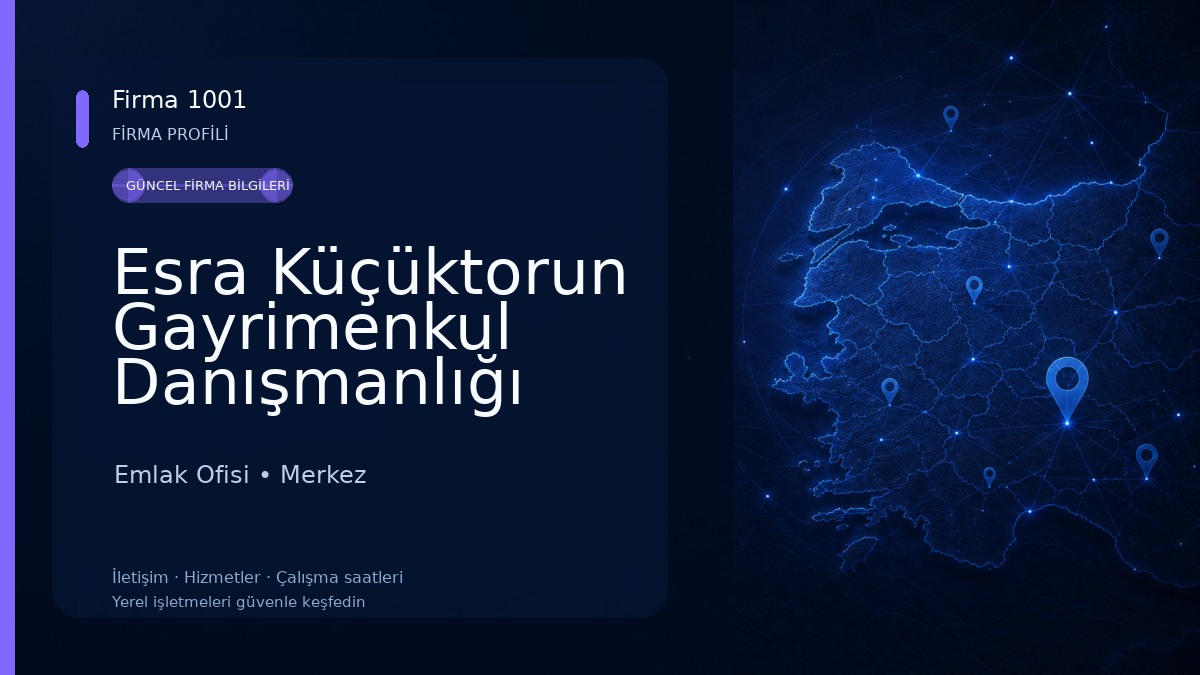 Esra Küçüktorun Gayrimenkul Danışmanlığı