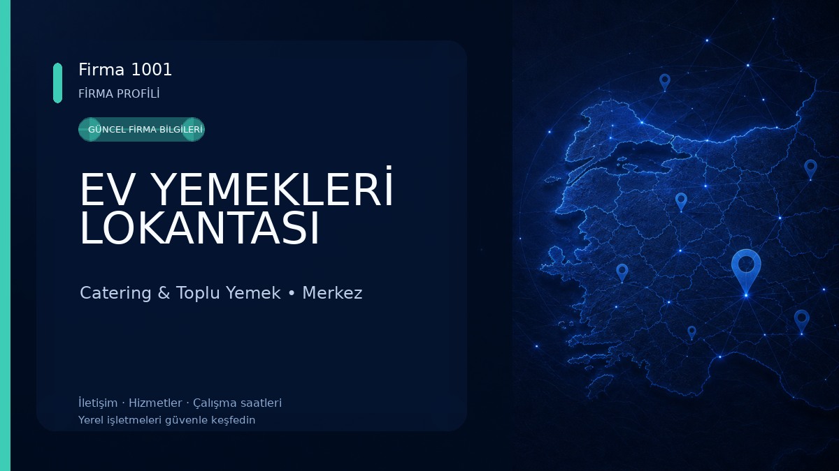 EV YEMEKLERİ LOKANTASI