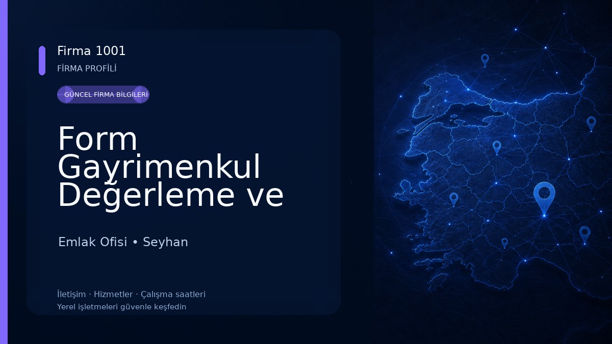 Form Gayrimenkul Değerleme ve Danışmanlık A.Ş.
