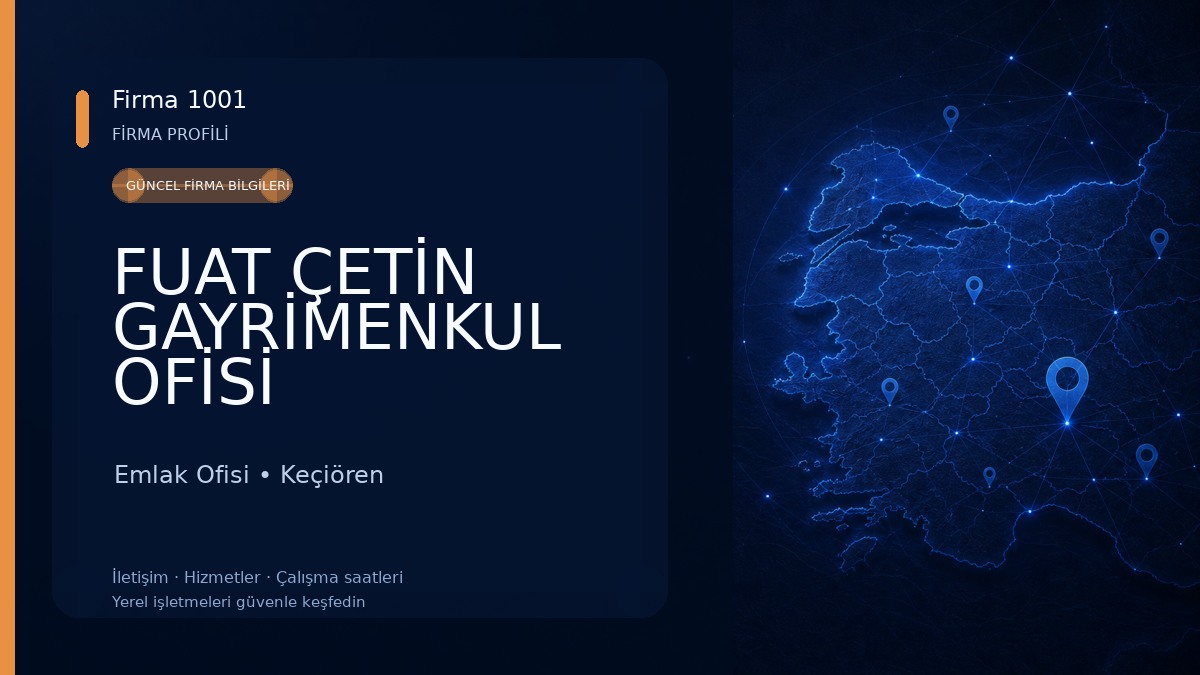 FUAT ÇETİN GAYRİMENKUL OFİSİ