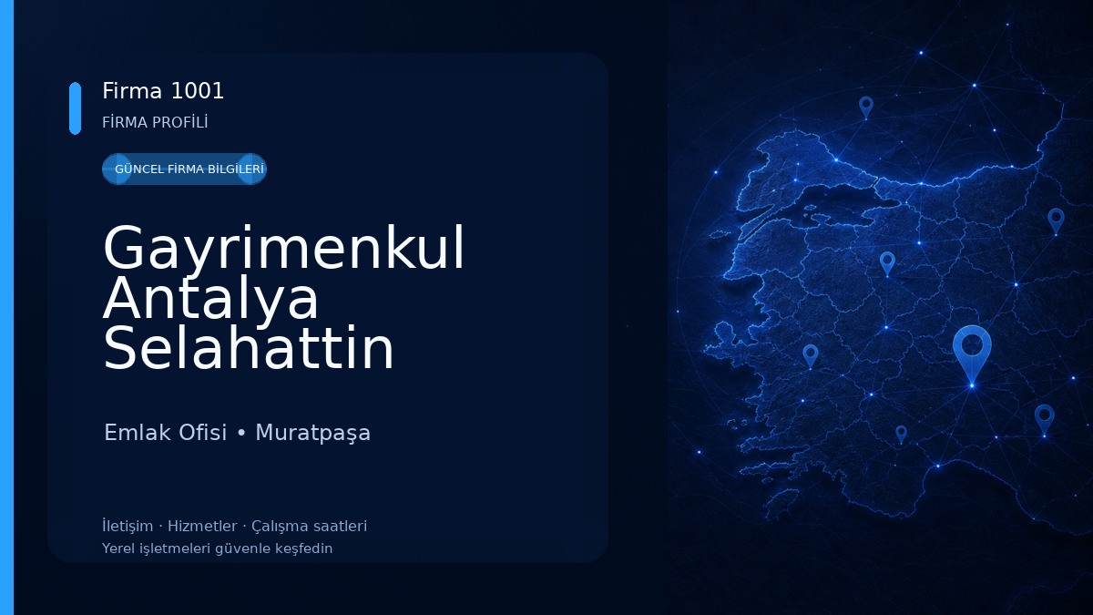 Gayrimenkul Antalya Selahattin
