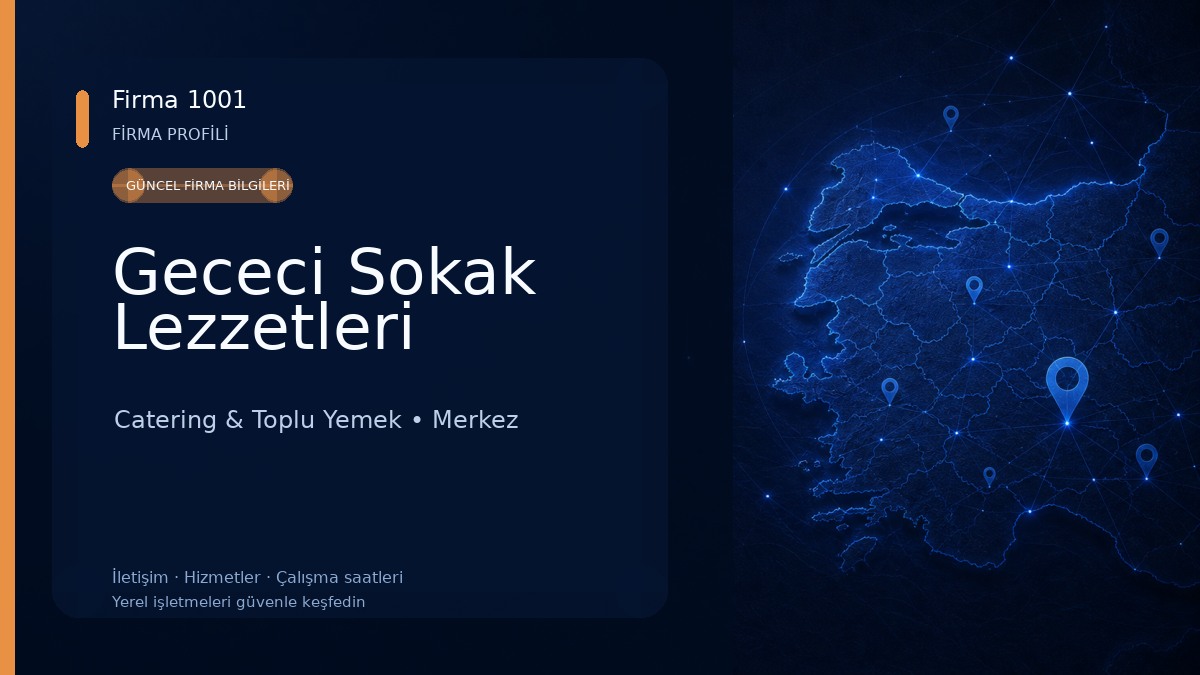 Gececi Sokak Lezzetleri
