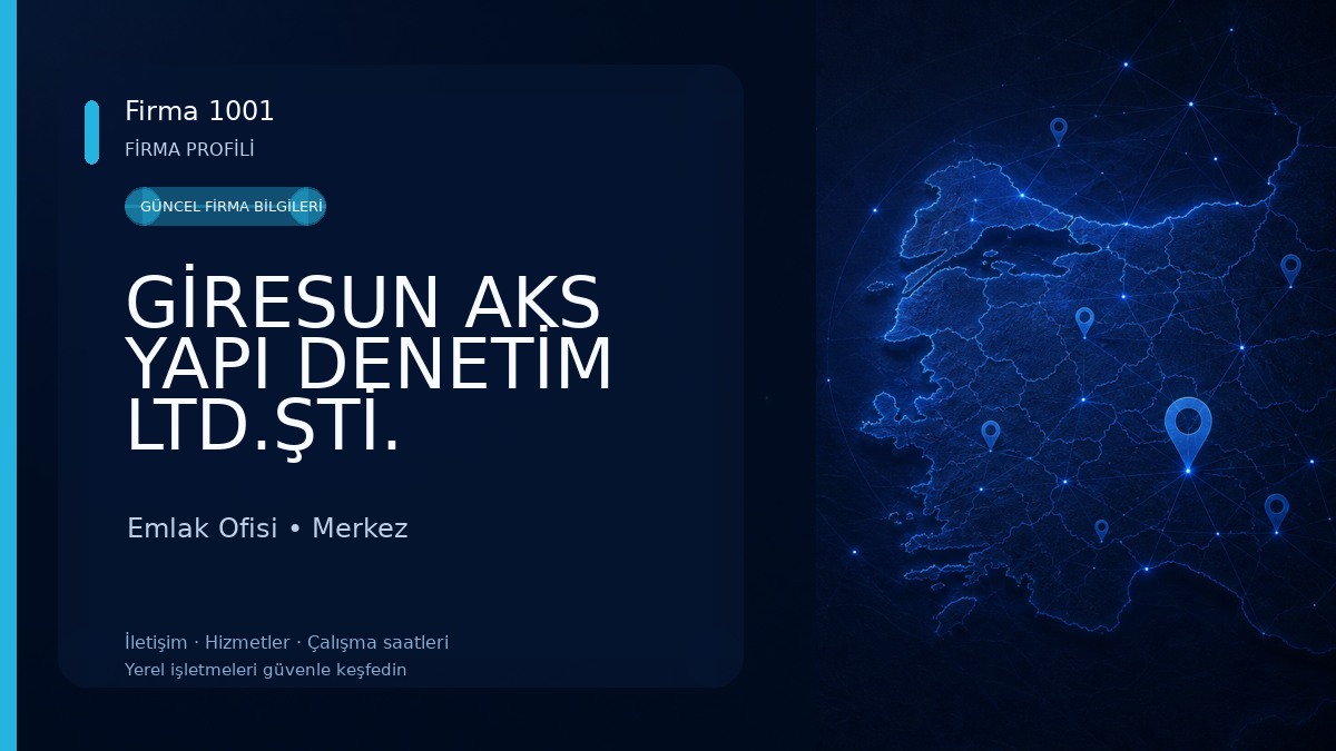 GİRESUN AKS YAPI DENETİM LTD.ŞTİ.