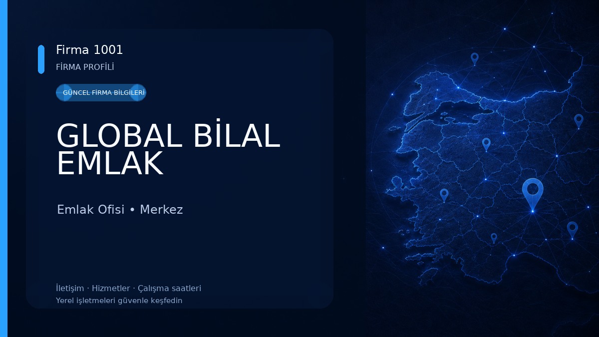 GLOBAL BİLAL EMLAK