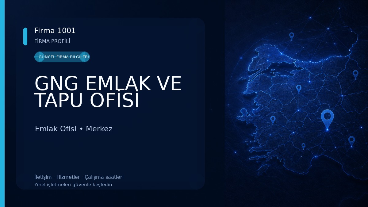 GNG EMLAK VE TAPU OFİSİ