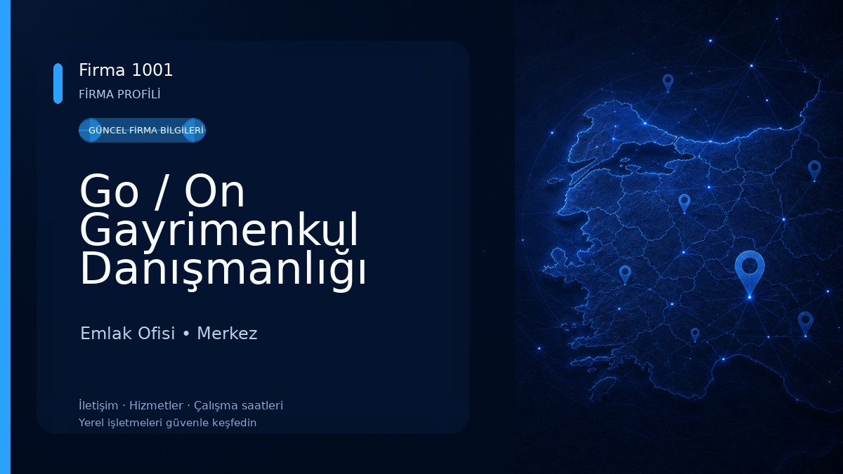 Go / On Gayrimenkul Danışmanlığı