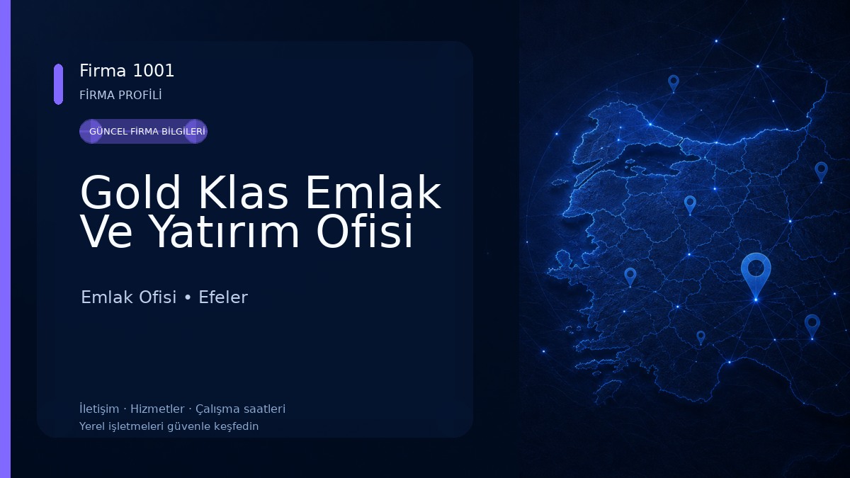 Gold Klas Emlak Ve Yatırım Ofisi