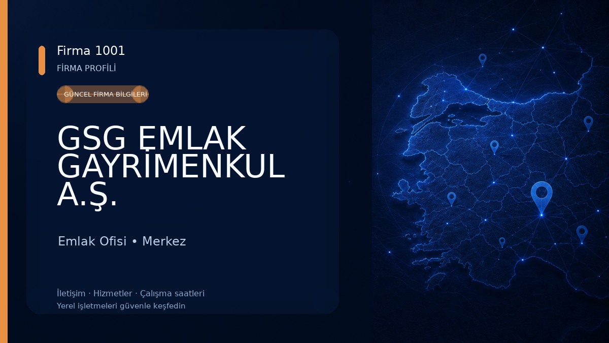 GSG EMLAK GAYRİMENKUL A.Ş.