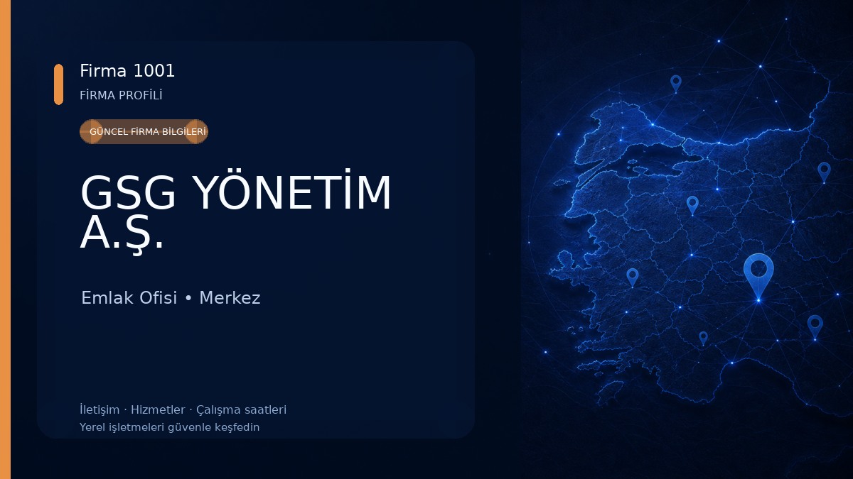 GSG YÖNETİM A.Ş.