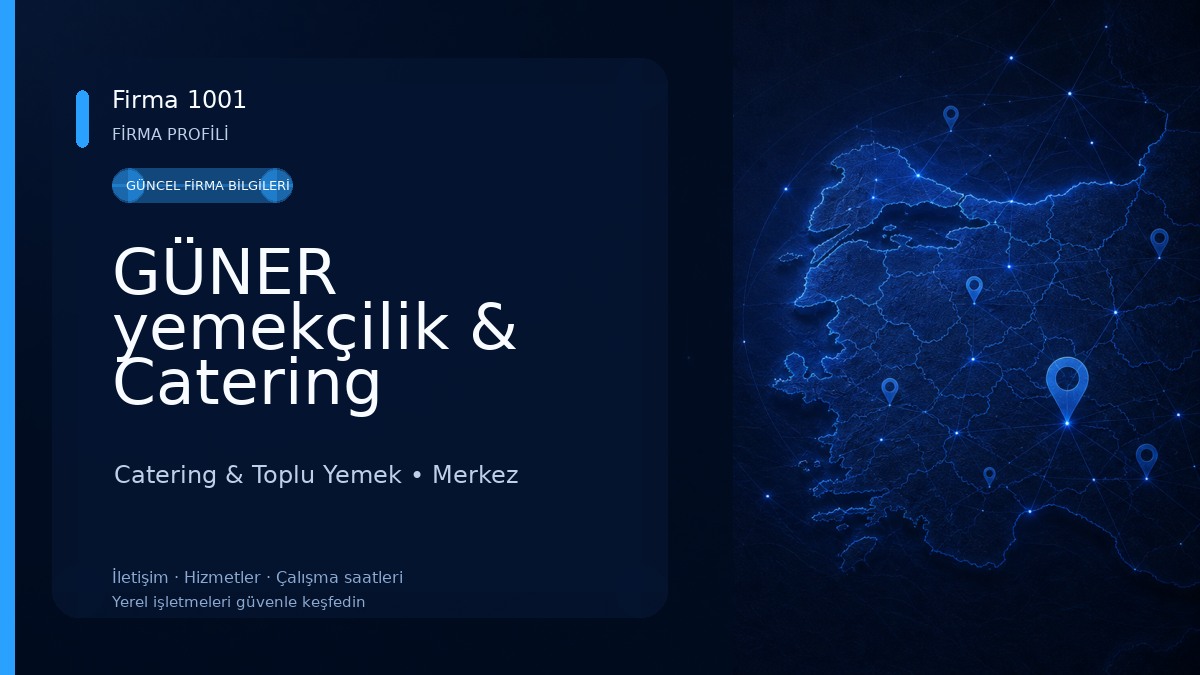 GÜNER yemekçilik & Catering