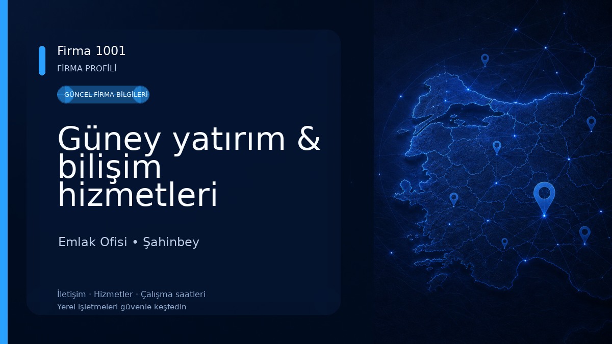 Güney yatırım & bilişim hizmetleri