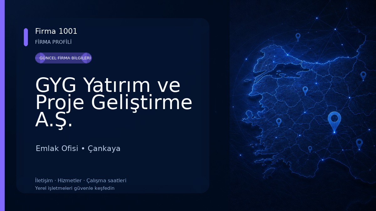 GYG Yatırım ve Proje Geliştirme A.Ş.