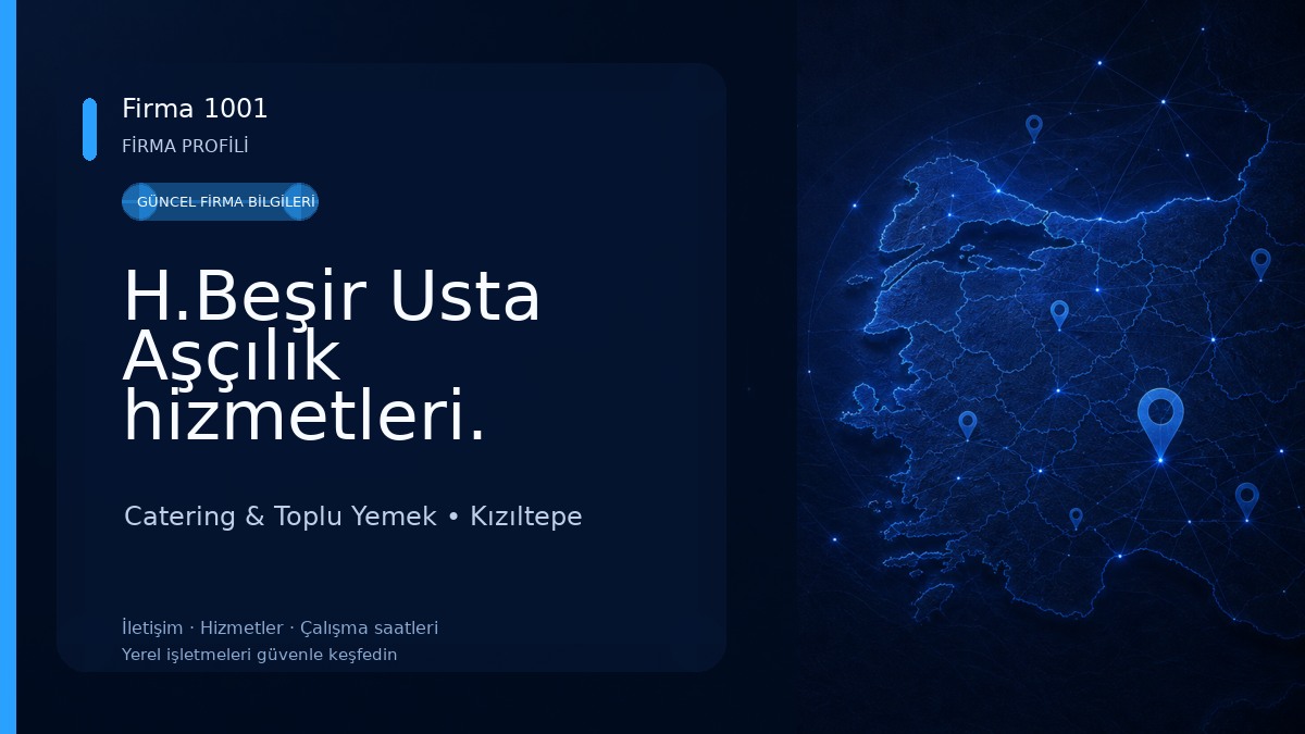 H.Beşir Usta Aşçılık hizmetleri. Düğün ve taziye yemekleri organizasyonu