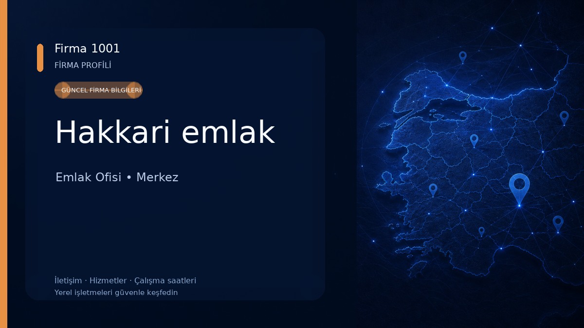 Hakkari emlak