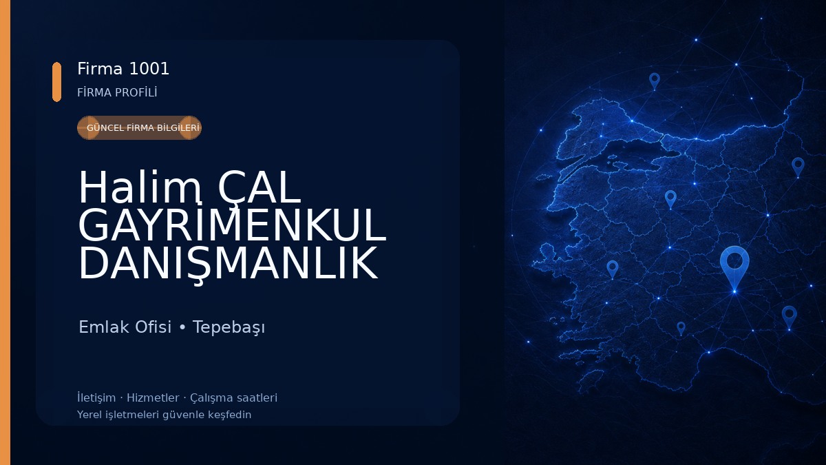 Halim ÇAL GAYRİMENKUL DANIŞMANLIK