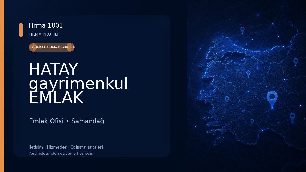 HATAY gayrimenkul EMLAK