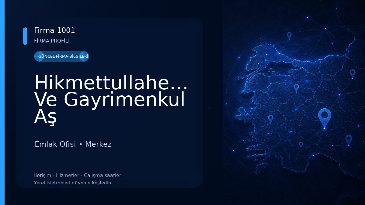 Hikmettullahemlak Ve Gayrimenkul Aş