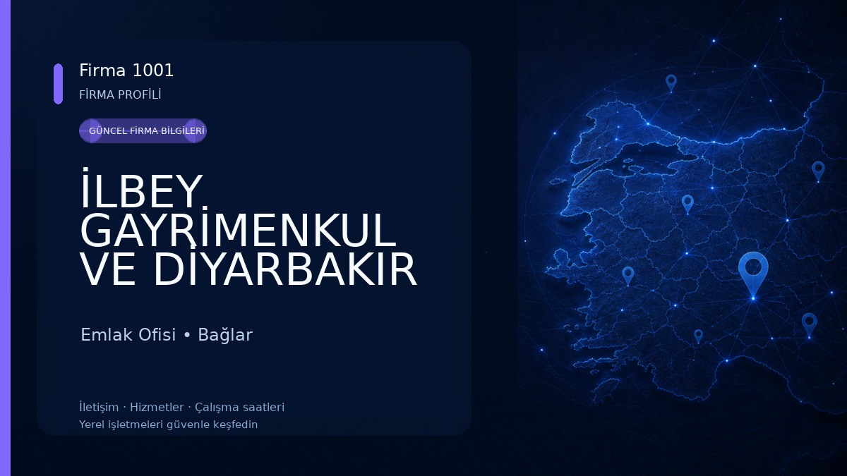 İLBEY GAYRİMENKUL VE DİYARBAKIR MYK UFUK BELGELENDİRME