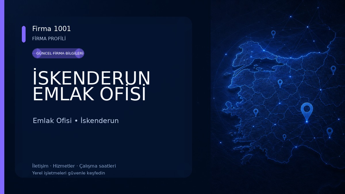 İSKENDERUN EMLAK OFİSİ