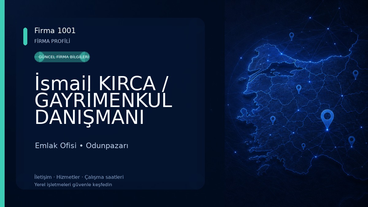 İsmail KIRCA / GAYRİMENKUL DANIŞMANI